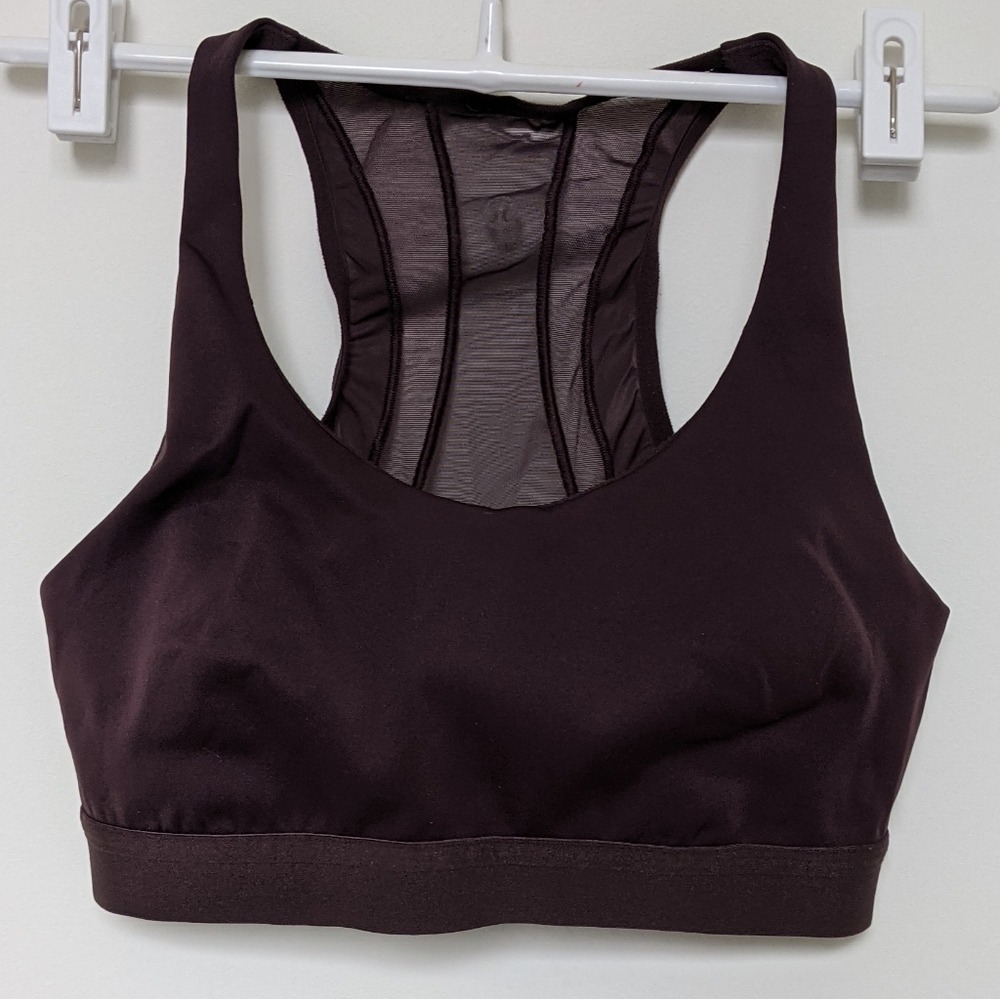 Lululemon Fresh in Mesh bra - purple - size 8